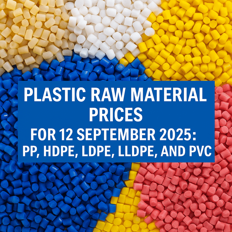 Plastic raw material granules – PP, HDPE, LDPE, LLDPE, PVC | Price update 12 Sept 2025