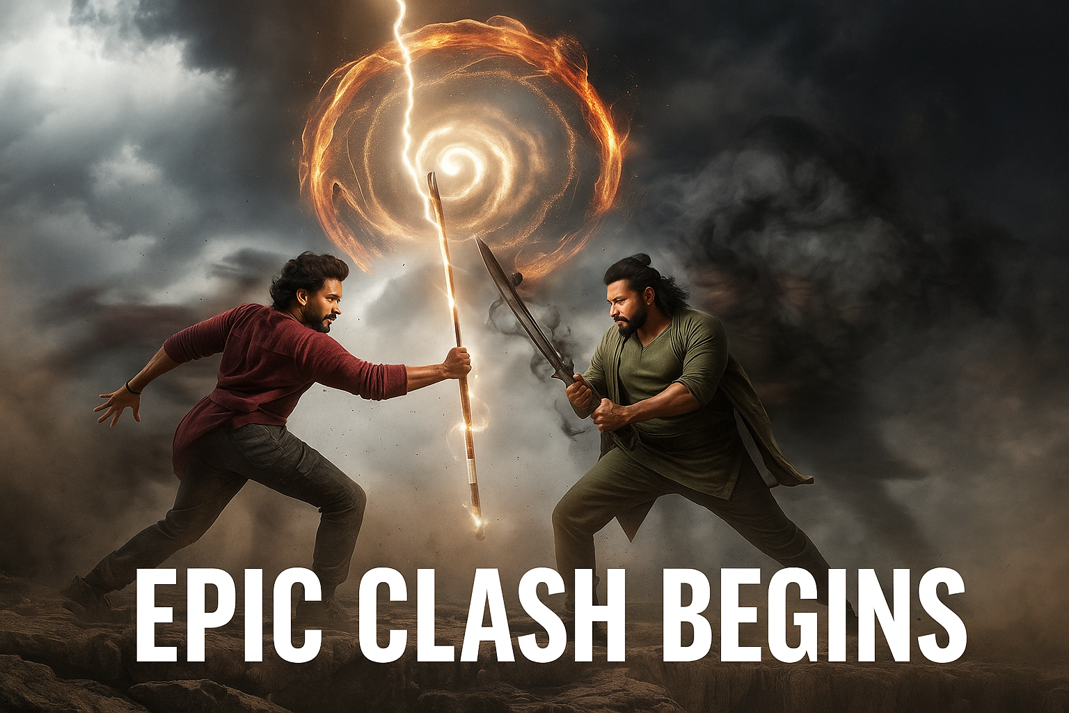 Mirai Movie Poster Epic Clash Teja Sajja vs Manoj Manchu Super Yodha Fight Scene