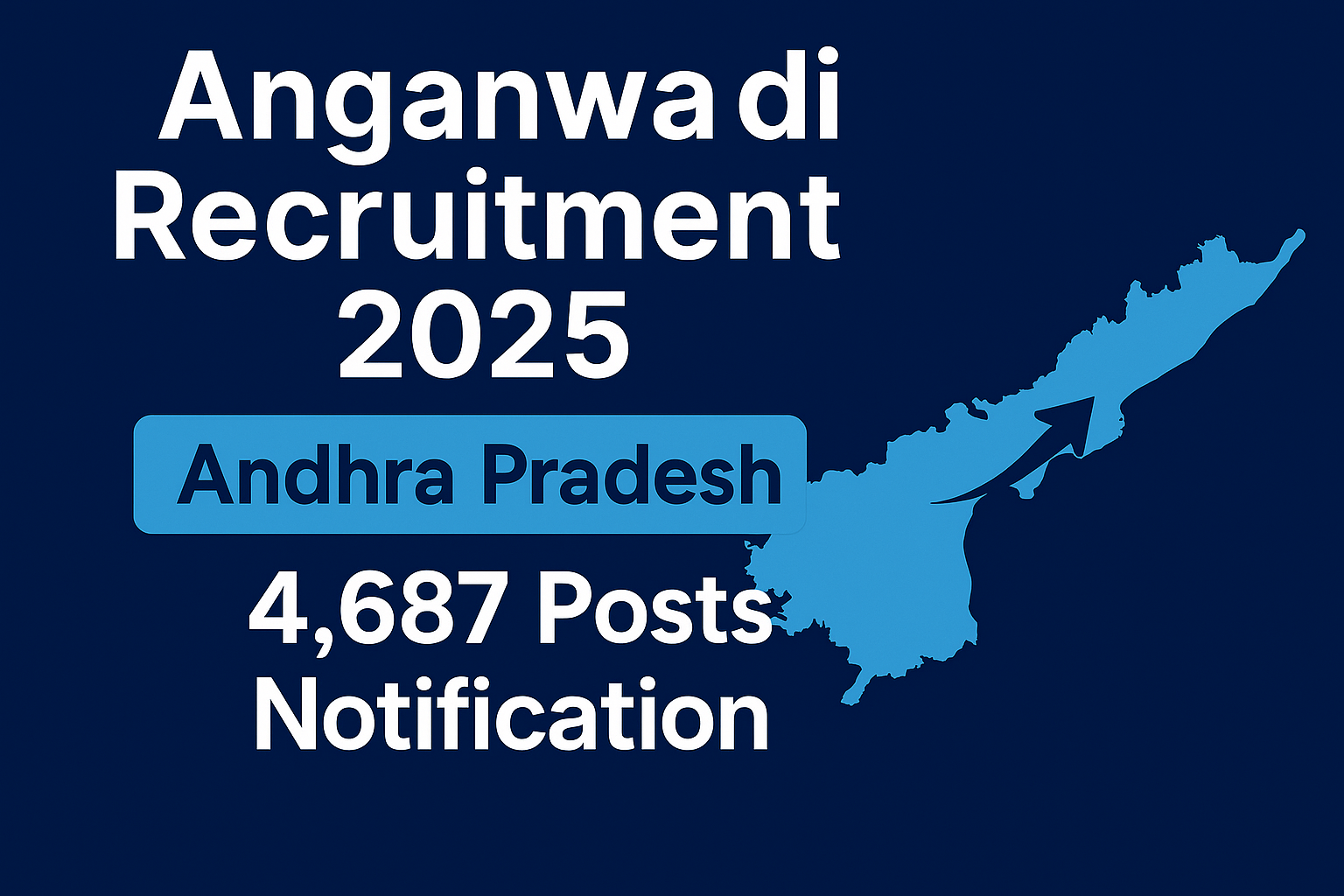 ఆంధ్రప్రదేశ్‌లో 4,687 అంగన్‌వాడీ పోస్టుల భర్తీకి త్వరలో నోటిఫికేషన్