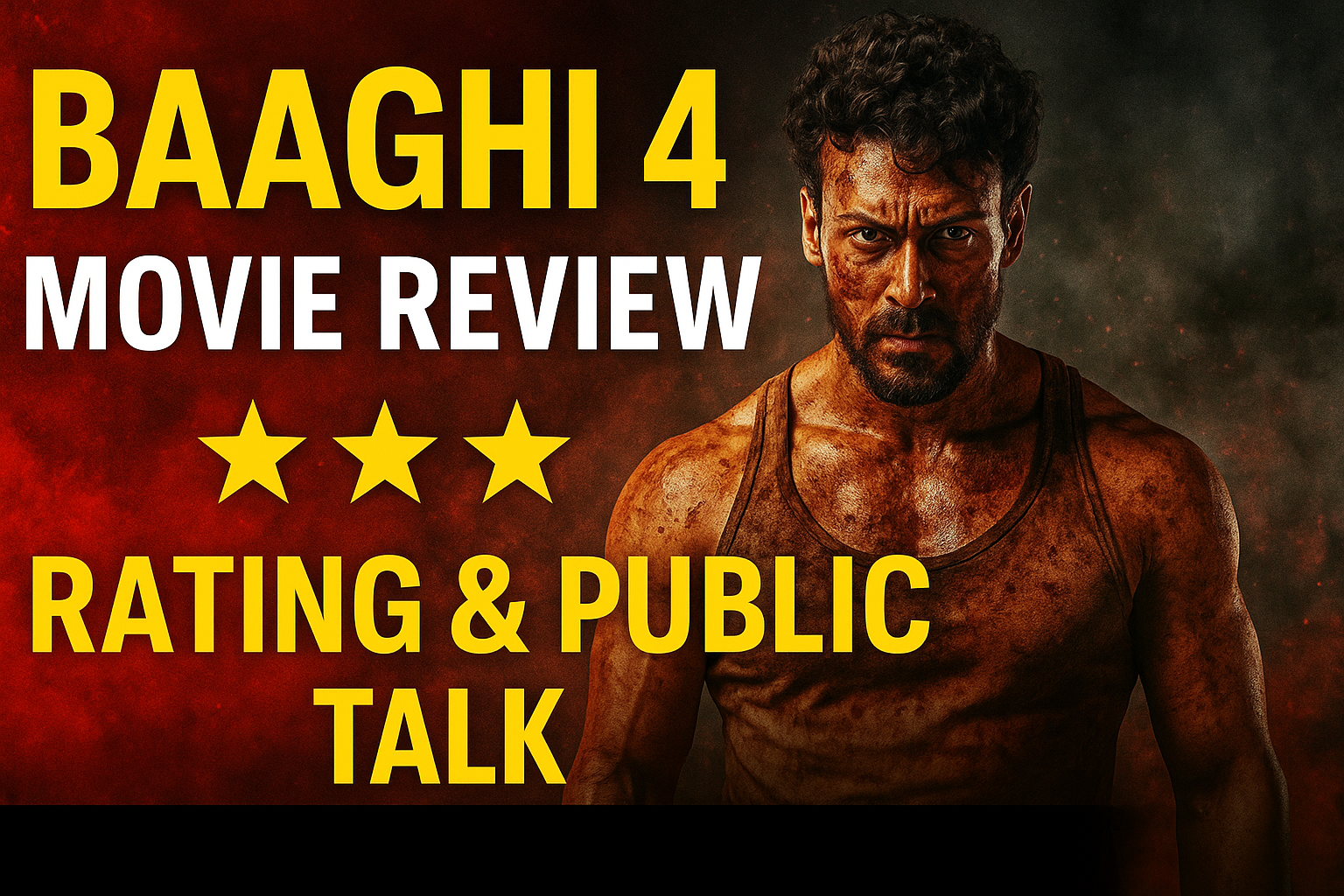 Baaghi 4 Movie Review and Rating with Public Talk 2025