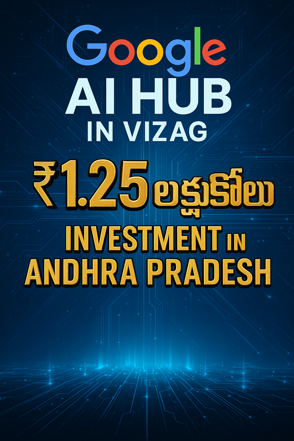 విశాఖలో గూగుల్ భారీ పెట్టుబడి
