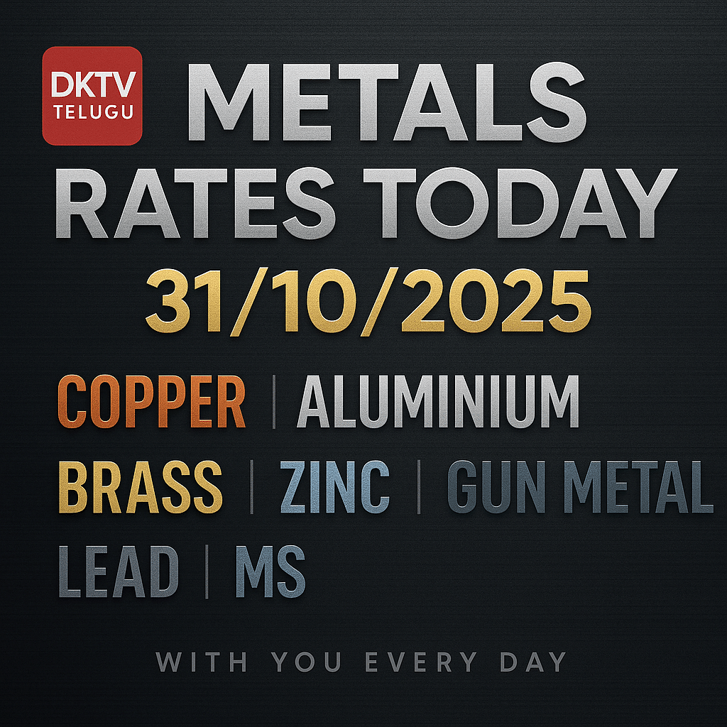 Copper, Aluminum, Brass, Zinc, Gun Metal, Lead, MS Rates