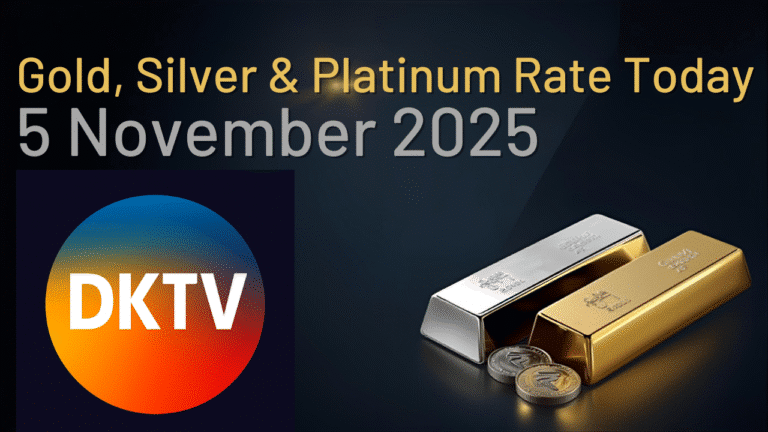 Gold, Silver & Platinum Rate Today